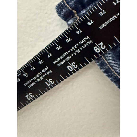 Old Navy Men's Loose Built In Tough Flex Jeans 36X32 Dark Denim *Actual 34X29.5 - Picture 5 of 8